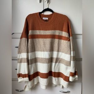 Macaron striped wool sweater